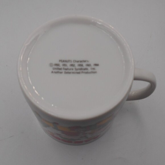 VINTAGE PEANUTS MERRY CHRISTMAS COFFEE TEA MUG CUP COLLECTIBLE CIRCA 1978 - Picture 6 of 8